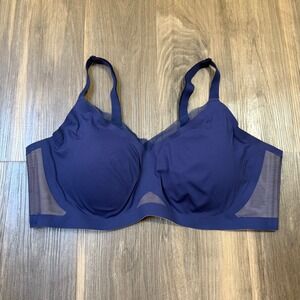 Honey Love Women's Crossover Navy Bra Size 3XL (44C-D) Comfort